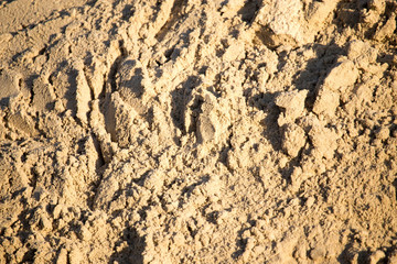 Building sand as an abstract background