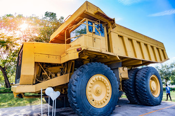 Yellow Mining Truck