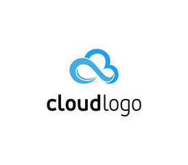 Fototapeta premium Cloud Logo Vector