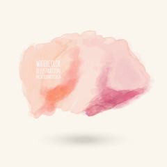 color watercolor background. vector illustration