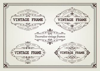 set of vintage frame