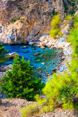 Secret Sea Bay In Antalya Turkey