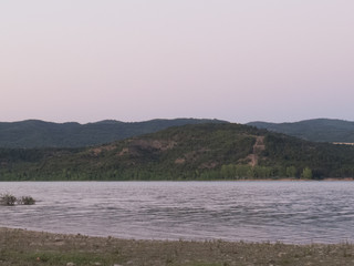 Lake barasona in Graus in the Spanish Pyrenees