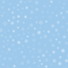 Christmas seamless pattern with snowflakes abstract background. Holiday design for Christmas and New Year fashion prints.