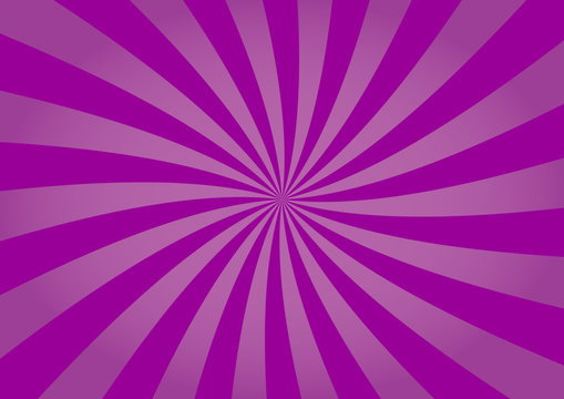 Purple Spiral, Radial Background. Vector Illustration