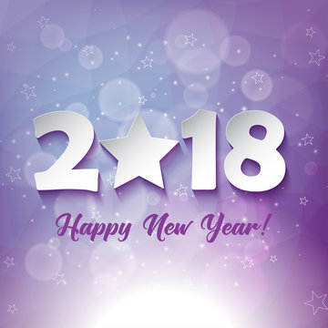 Elegant purple background for happy new year