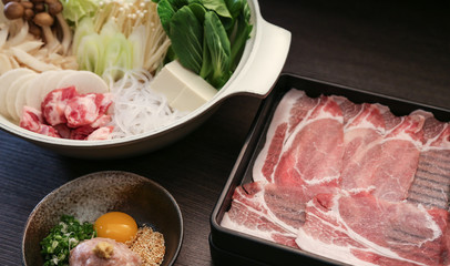 Hot pot japanese food