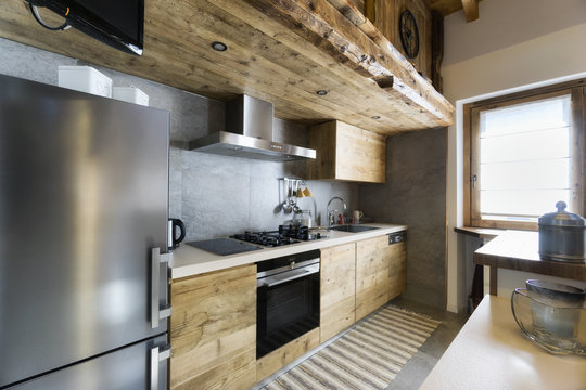 modern wood kitchen