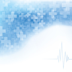 Abstract medical background