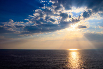 Fototapeta premium Sunset On The Sea