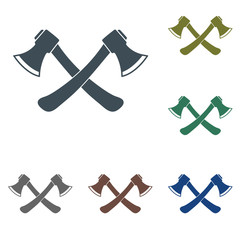 The ax icon. Axe symbol
