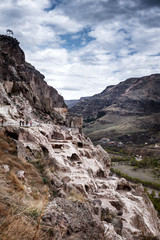 Fototapeta premium Vardzia cave city-monastery in the Erusheti Mountain, Georgia