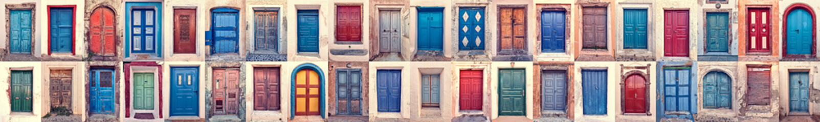 doors of santorini