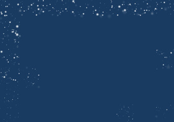 Falling snow on a transparent background. Abstract snowflake background. Fall of snow. Vector illustrator 10 EPS.