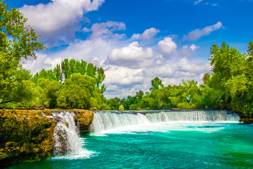 Waterfall On The River Manavgat, Turkey