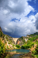 Fototapeta na wymiar Water Dam In Antalya