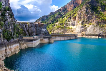 Foto auf Acrylglas Damm Wasserdamm in Antalya