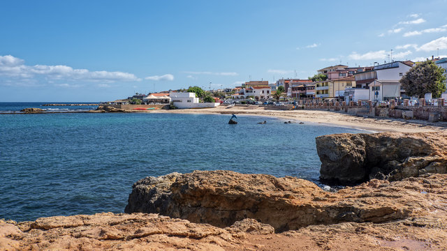 Spiaggia La Renaredda Porto Torres Strand Sardinien