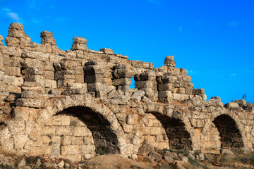 Ancient City Of Perge Near Antalya Turkey