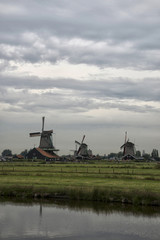 Moulins hollandais à Zaanse Schans, Zaandam, Pays-Bas