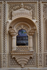 Fototapeta na wymiar beautiful building inside of sonar fort jaisalmer rajasthan india