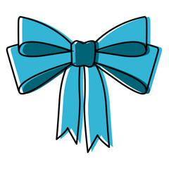 Christmas bow pop art
