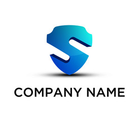 Obraz premium Shield Logo Vector