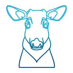 Cute reindeer cartoon