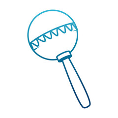 Maraca pop art cartoon