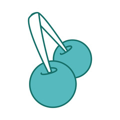 Sweet cherries fruit  icon