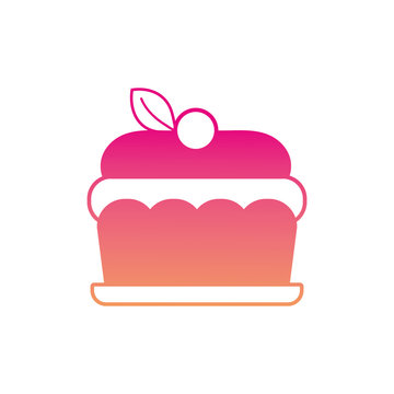 recommend clip art: silhouette delicious cake sweet dessert food
