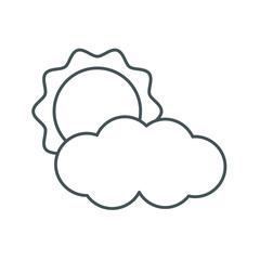 Obraz premium Sun and cloud