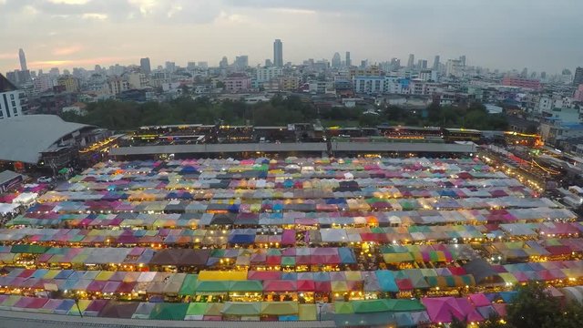 The New Rot Fai Market Ratchada, Bangkok, Thailand