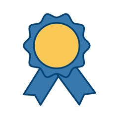 Award ribbon symbol