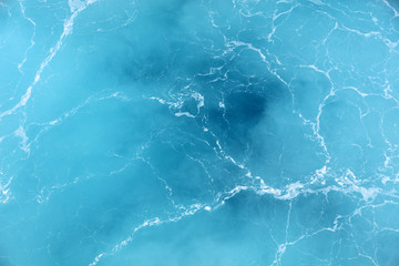 Meer Ozean Meerwasser mit verschiedenen Wasserfarben