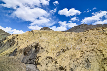 Fototapeta na wymiar On the road in Leh Ladakh landscape.