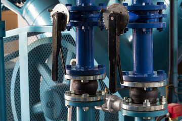 High pressure hoses and valves.