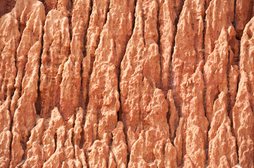Naklejka premium wall of sand ravine