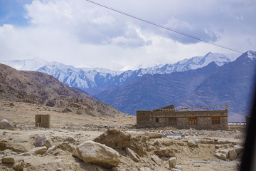Fototapeta na wymiar Cityscape of Leh ladakh.