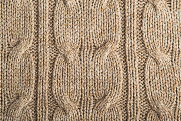 Knit fabric texture