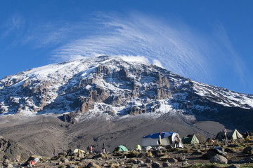 Mt. Kilimanjaro Summit from Karanga Camp