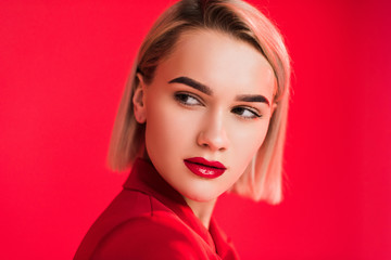 Fototapeta premium elegant stylish girl