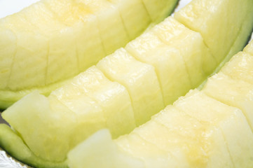 Melon isolated on white background