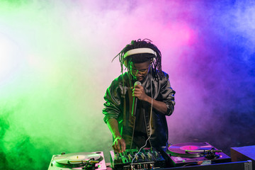 professional african american DJ