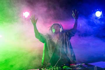 professional african american DJ