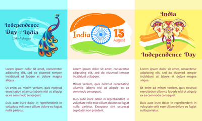 Independence Day of India Collection of Posters
