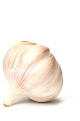 Garlic isolated on white