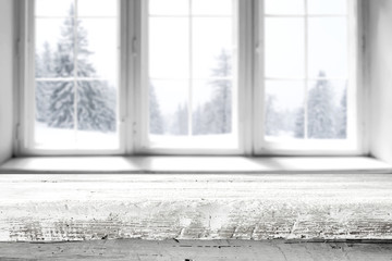 winter window