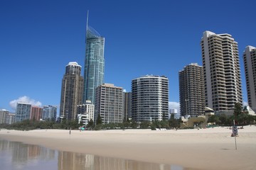 Fototapeta na wymiar Surfers Paradise city, Australia