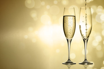 gold champagne
